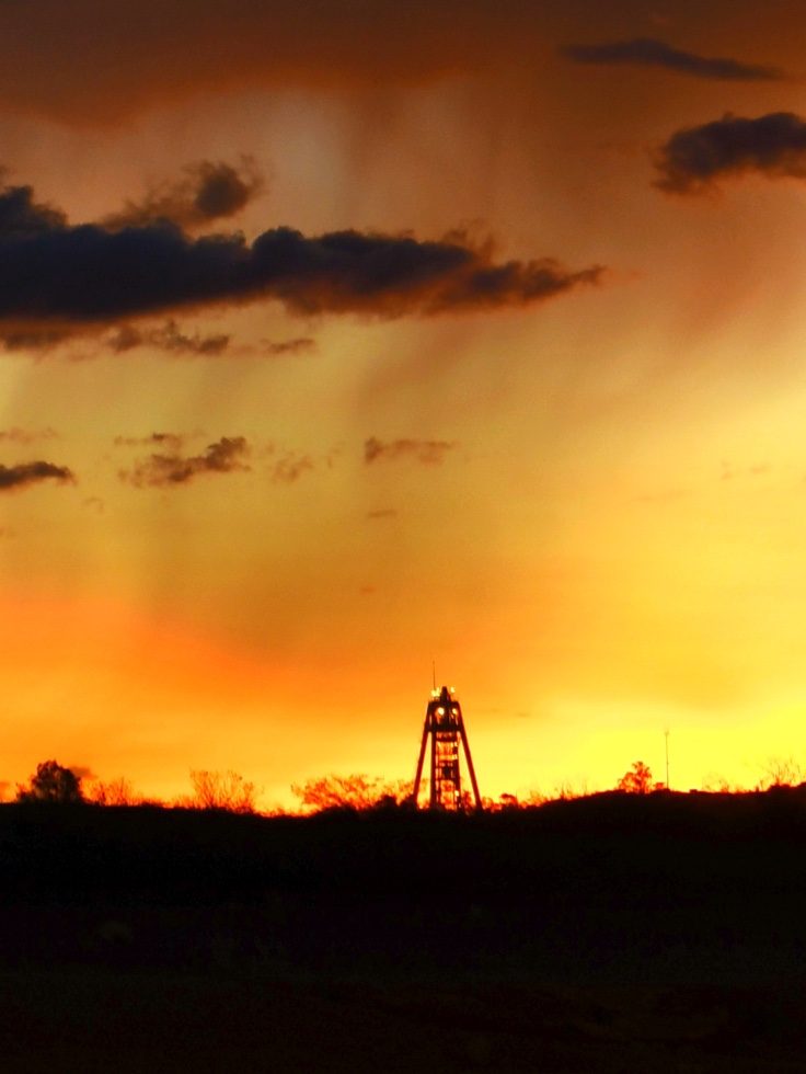 Sunset field