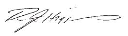 Roger Higgins signature